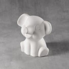 Ceramic Bisque Cute Elephant